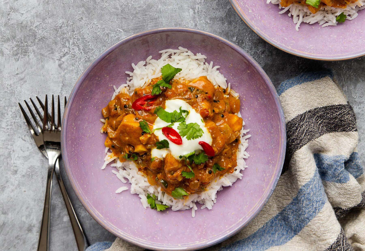 Keralan Fish Curry with Cardamom Rice