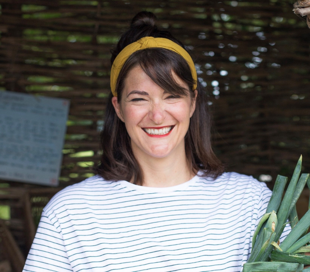 Dietitian Laura Tilt is standing outside smiling