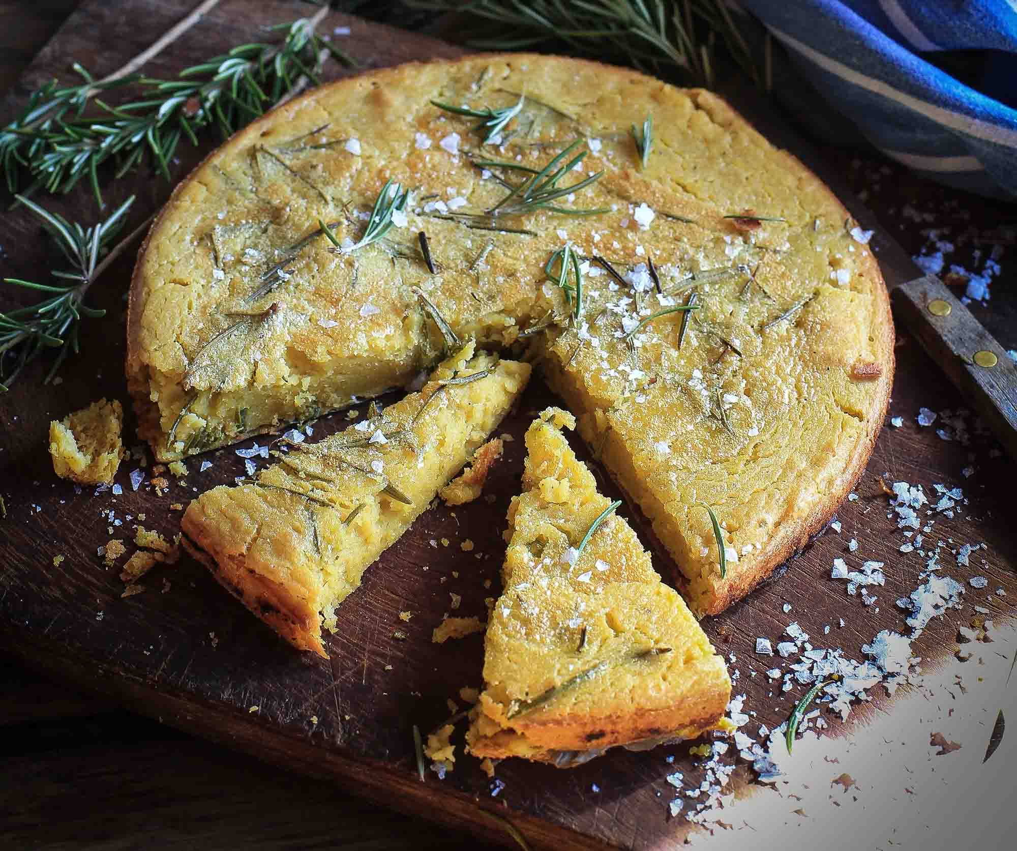 Salted Rosemary Farinata
