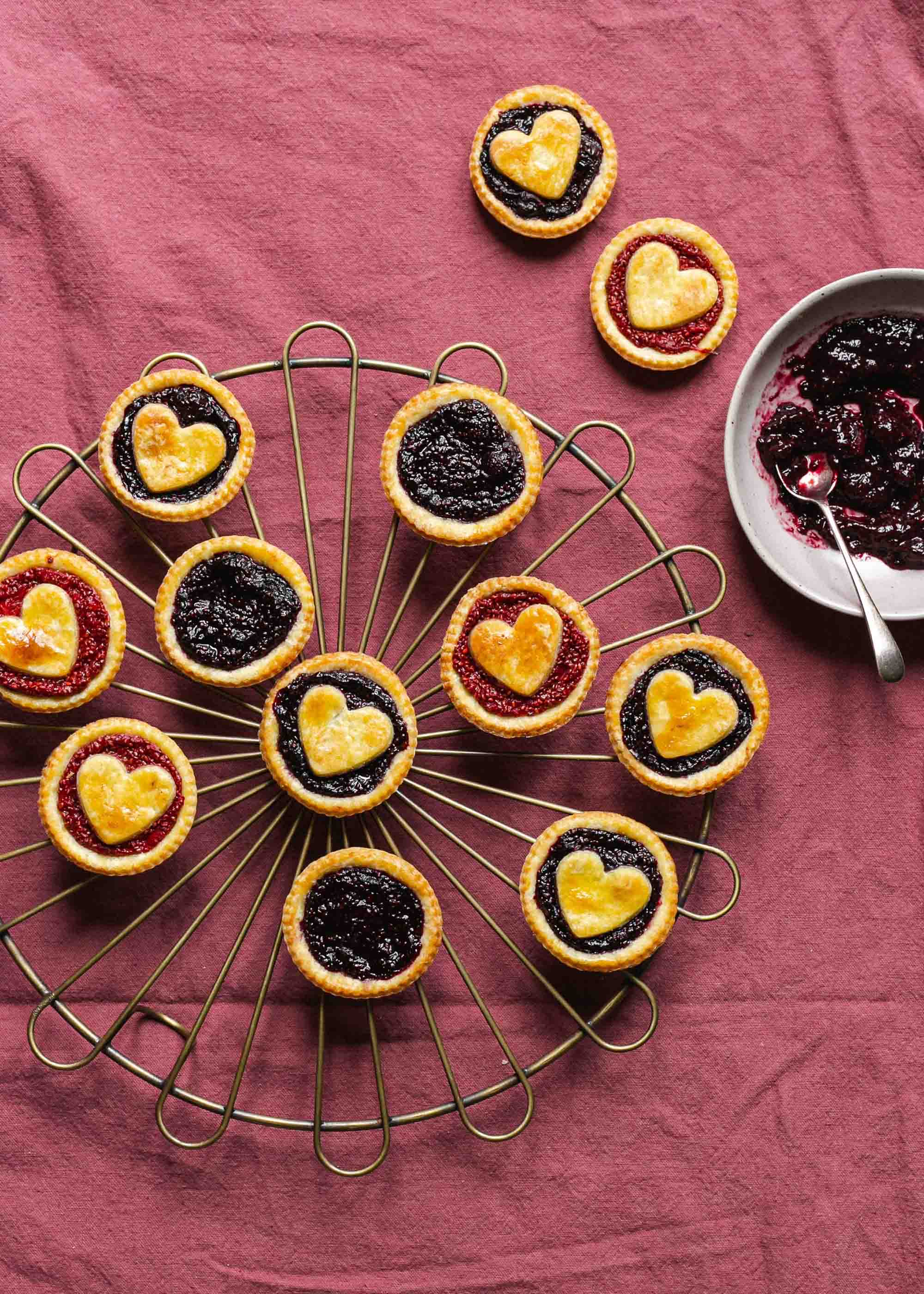 Berry Chia Jam Tarts Emma Hatcher