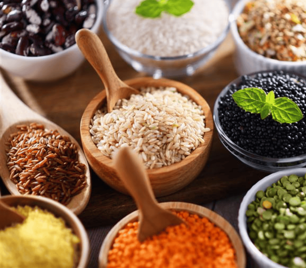 Bowls of pulses