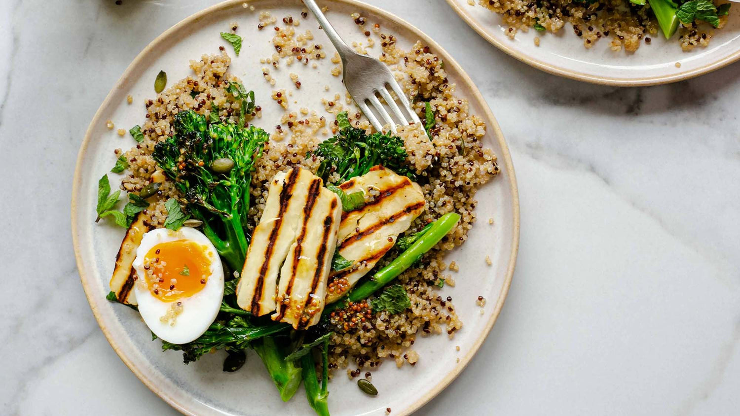 Grilled Halloumi Salad