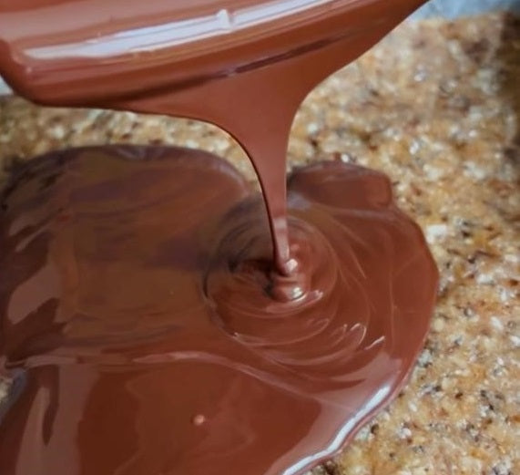 Raw Chocolate Fudge Squares by Lizzie King