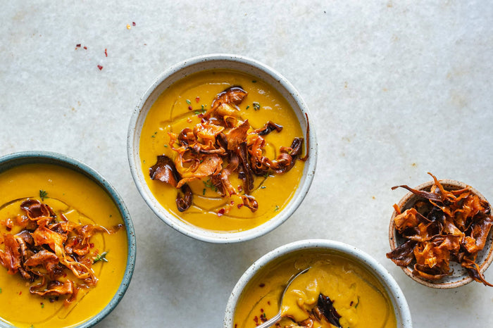 roasted carrot and parsnip soup