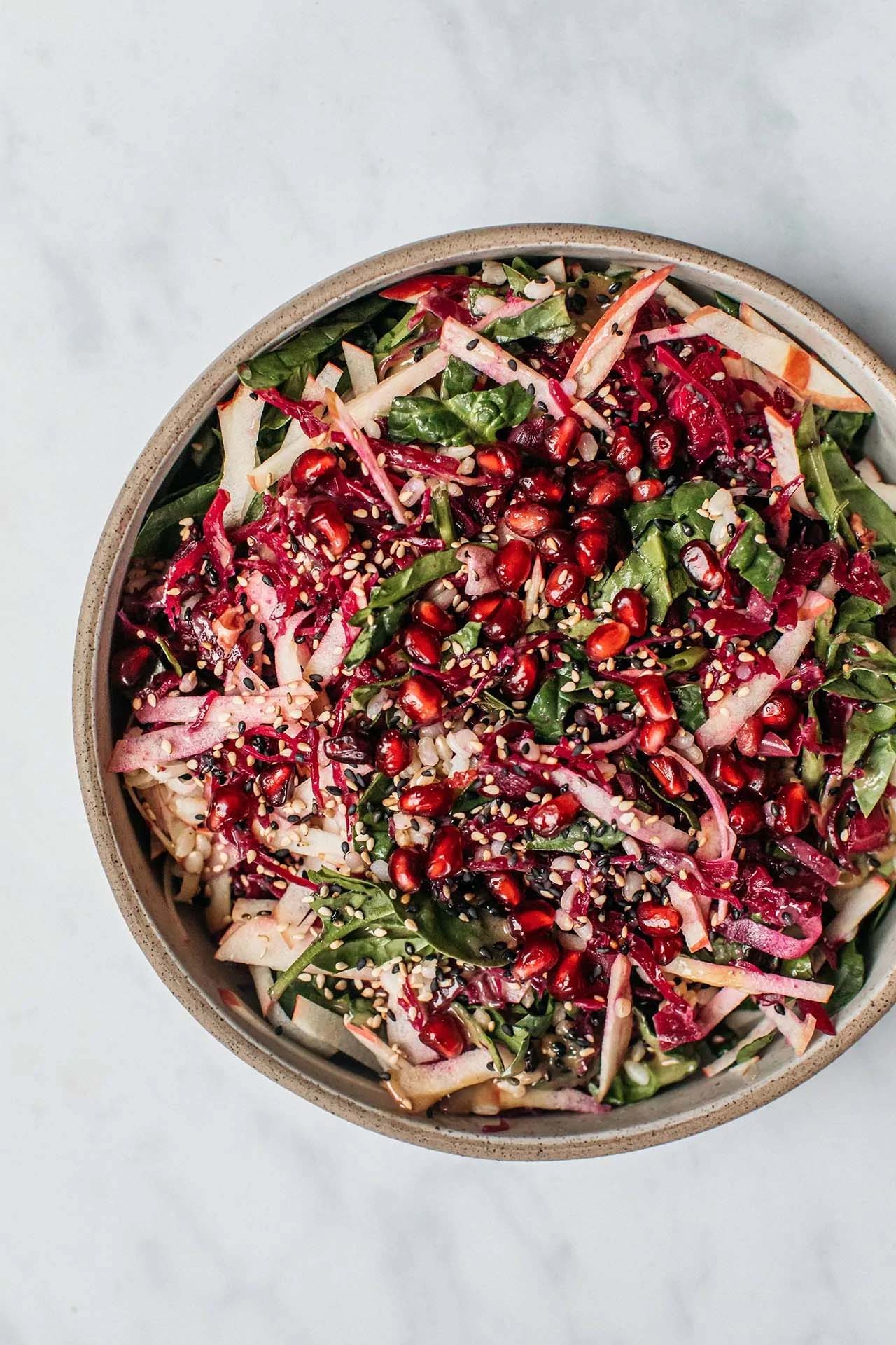 Red Cabbage, Apple & Ginger Sauerkraut