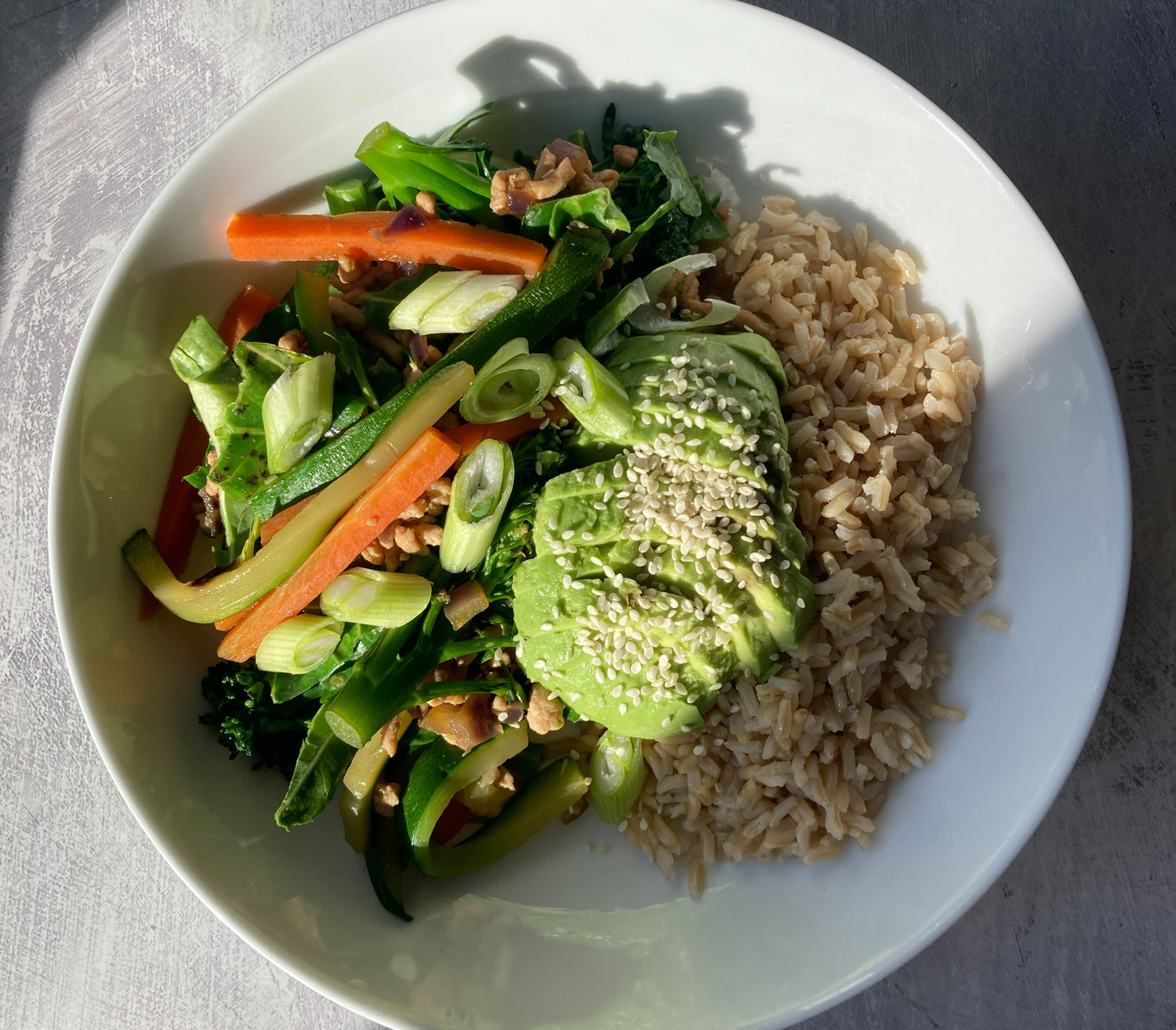 Teriyaki Turkey Rice Bowl